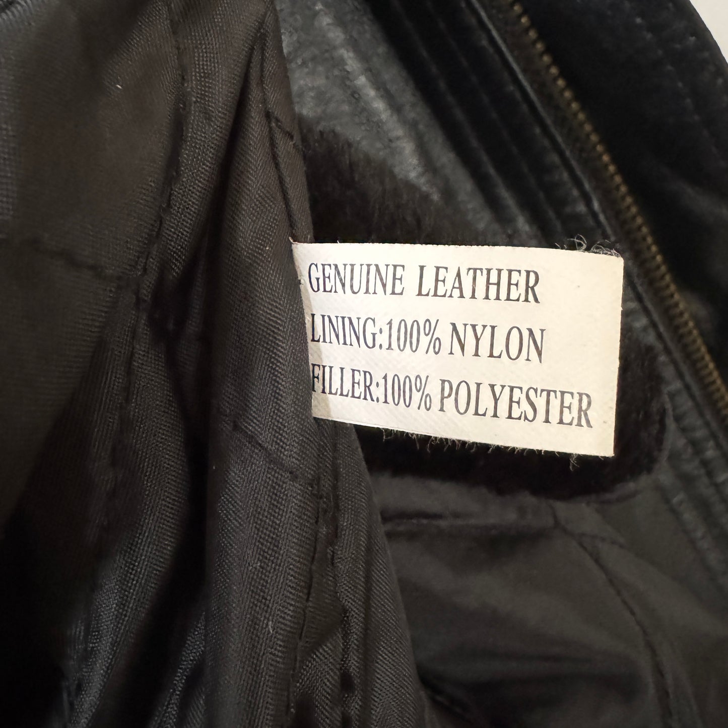 1990s Vintage Oscar Piel Men’s-Jacket Black Leather Bomber w/ Removable Liner | Perfect Leather USA | Small