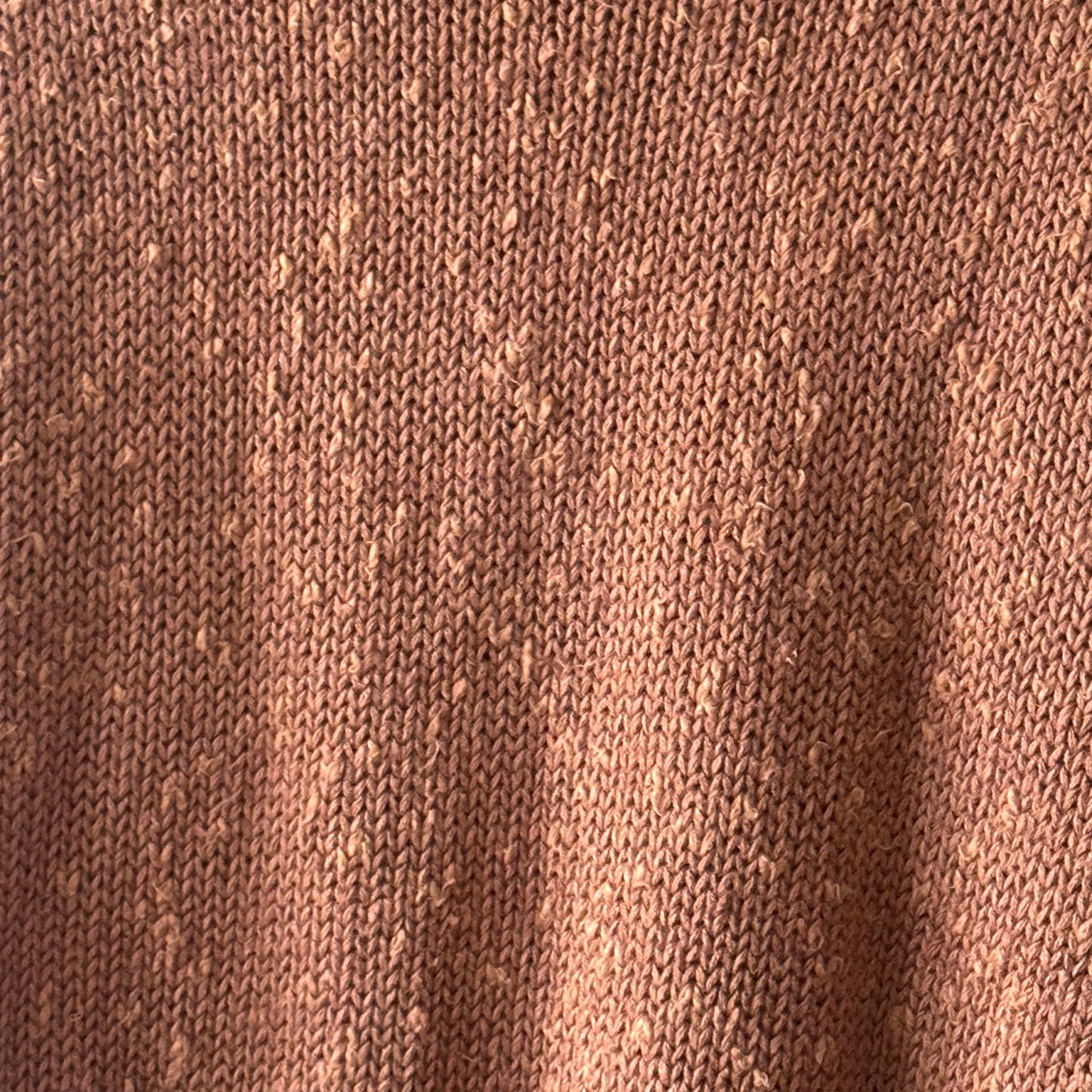 Vintage 80s Outback Red Cable Knit Women’s Sweater Rust Brown Linen Ramie Blend Size Small