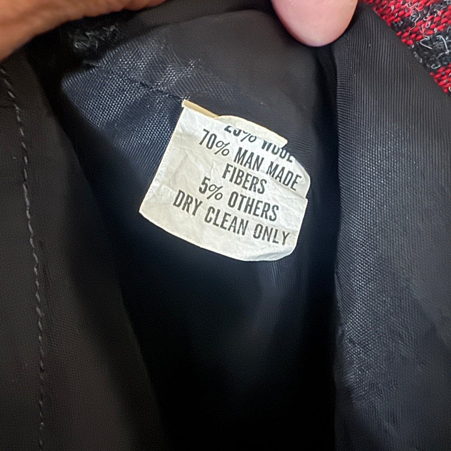 Vintage Steven Michaels Red Plaid Wool Blend Women’s Blazer Made in USA Size Medium