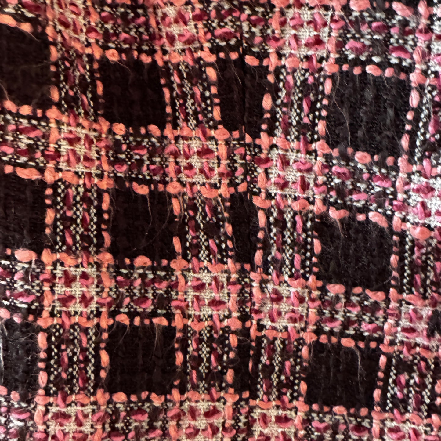 Vintage Hillard & Hanson Pink Bouclé Women’s Tweed Jacket Made in Hong Kong Y2K / 90s Preppy Style Size 4