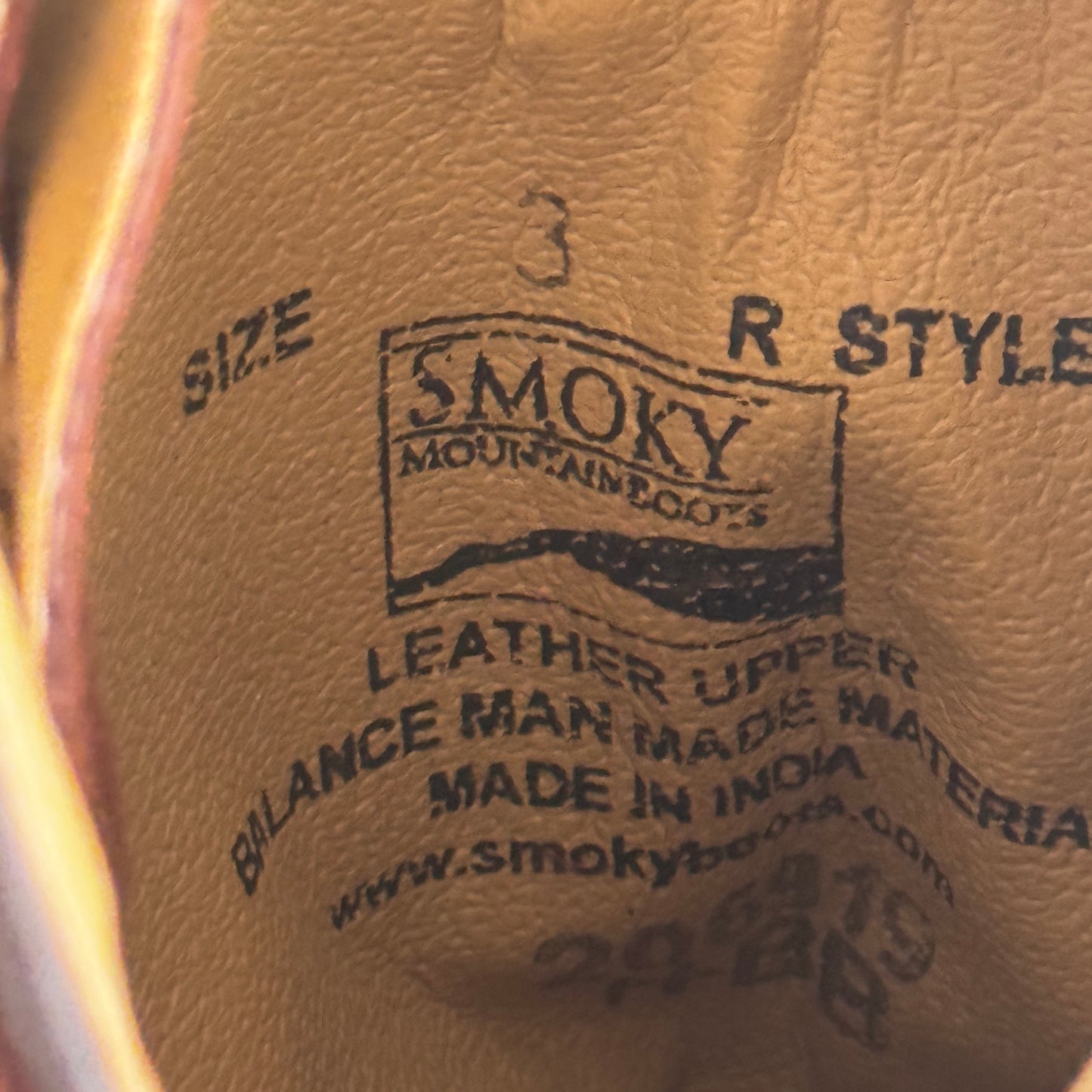 Brown Suede Fringe Western Youth Boots Smoky Mountain Size 3 Fits Women’s Shoe Size 4.5/5 Boho Cowgirl Retro Rodeo