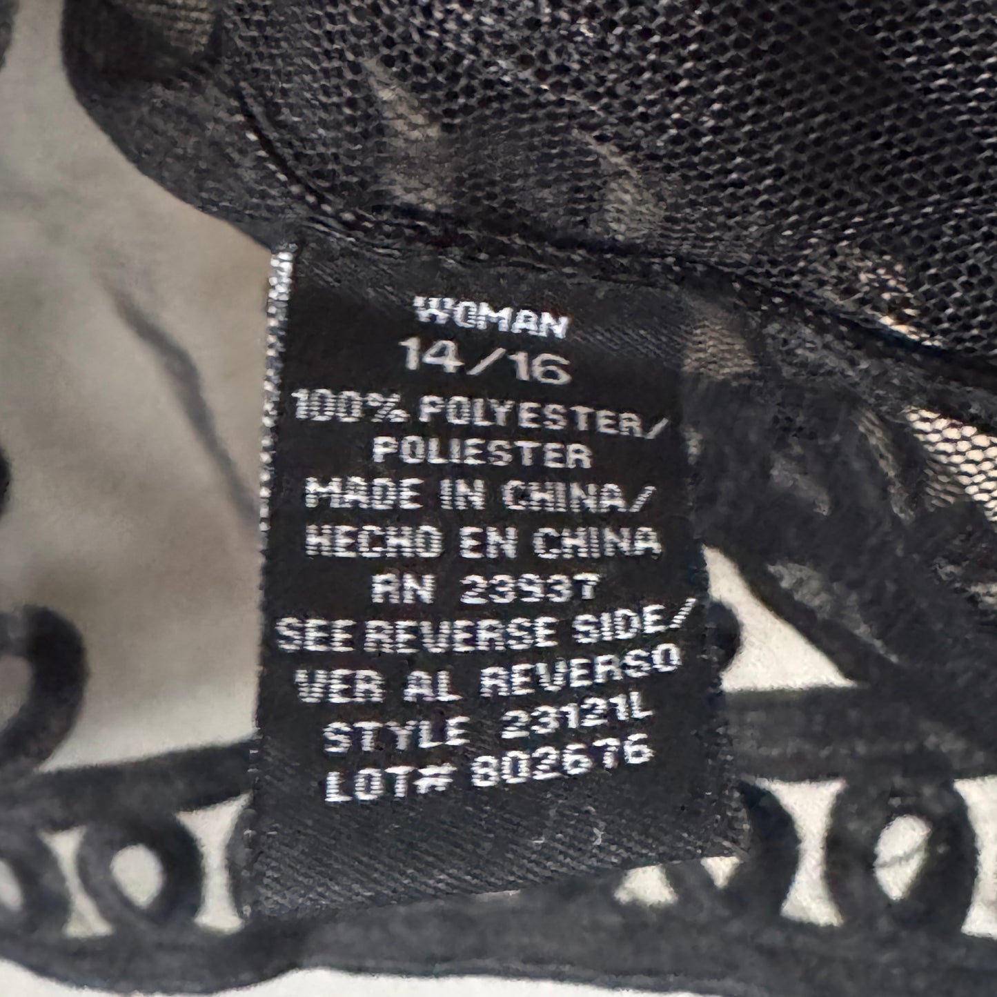 Vintage Bolero Jacket Dressbarn Collection Embroidered Sheer Mesh  Size 14/16 Gothic / Whimsigoth / Vintage 90’s