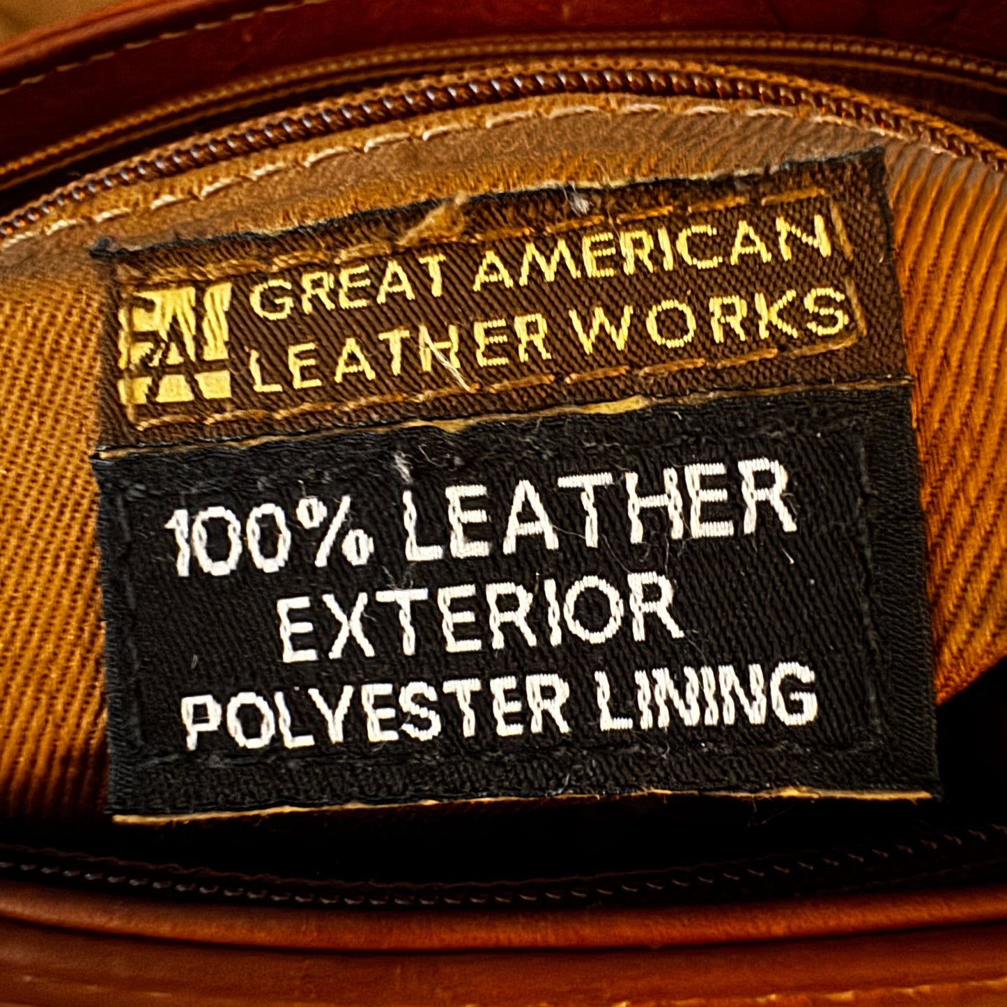 Vintage Y2K Great American Leather Works Women’s Satchel Brown Convertible Crossbody Tote