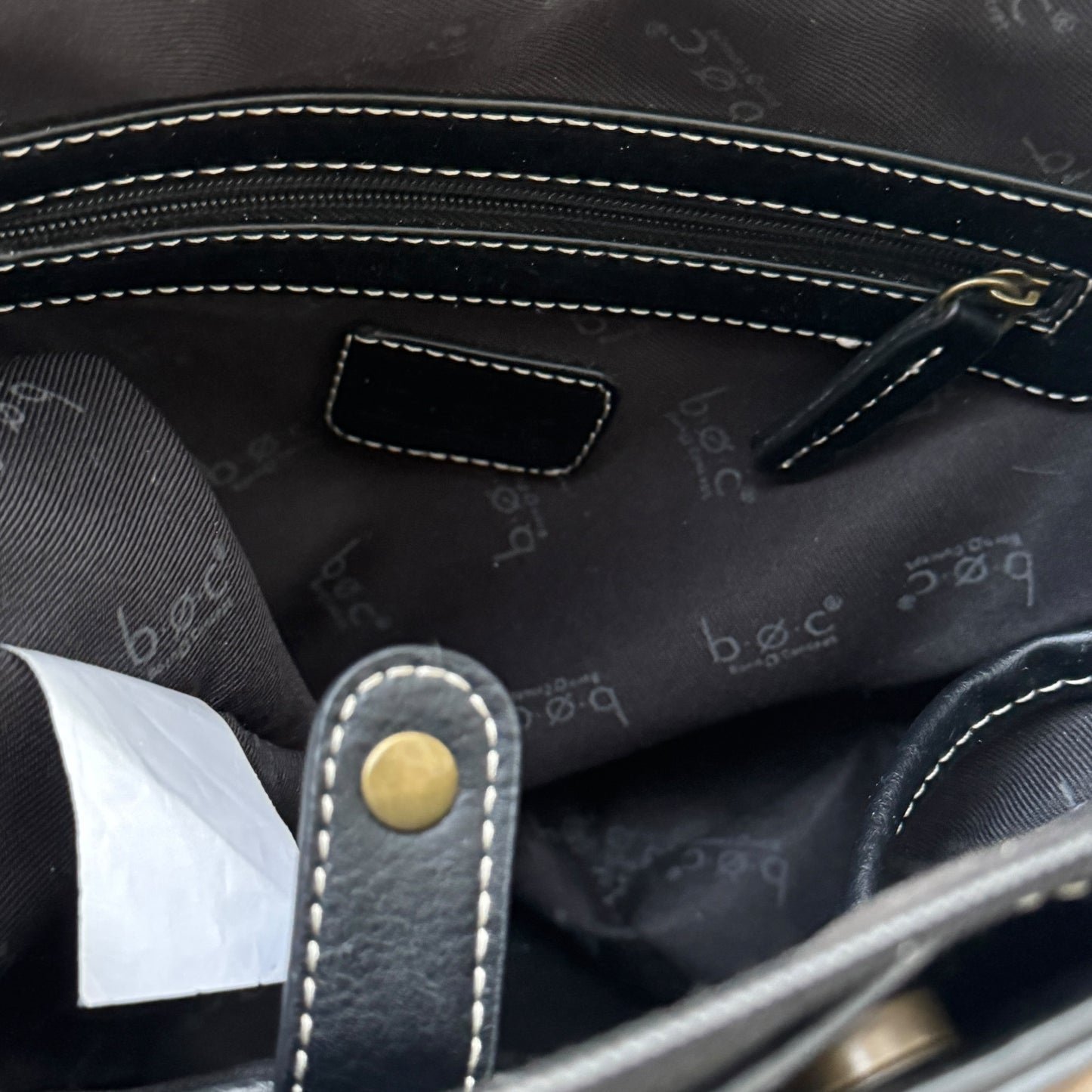 b.ø.c Born Concept Black Crossbody Women’s Bag Boho Utility Western Stitch Stitching