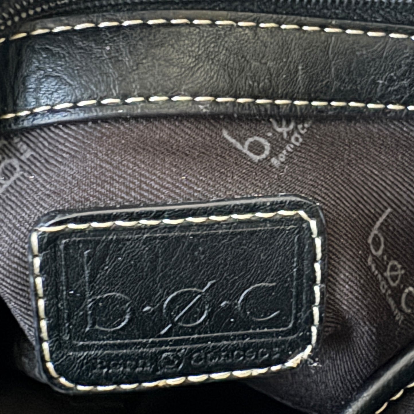 b.ø.c Born Concept Black Crossbody Women’s Bag Boho Utility Western Stitch Stitching