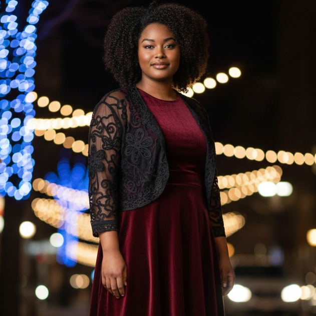 Vintage Bolero Jacket Dressbarn Collection Embroidered Sheer Mesh  Size 14/16 Gothic / Whimsigoth / Vintage 90’s